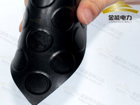 圓凸點防滑絕緣橡膠墊，
